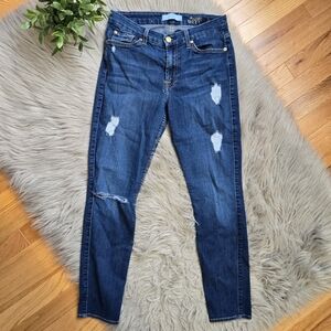 7 for all mankind the ankle skinny jeans